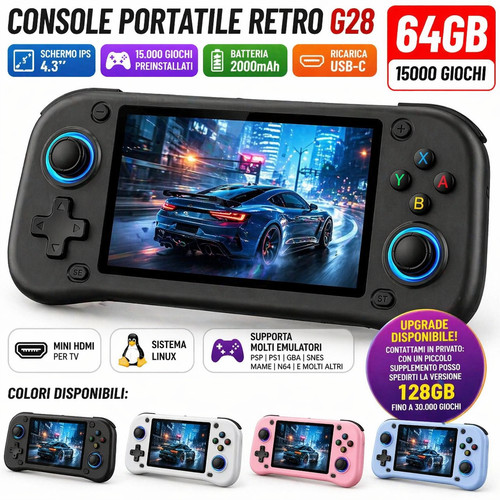 Console portatile retro - portatile,