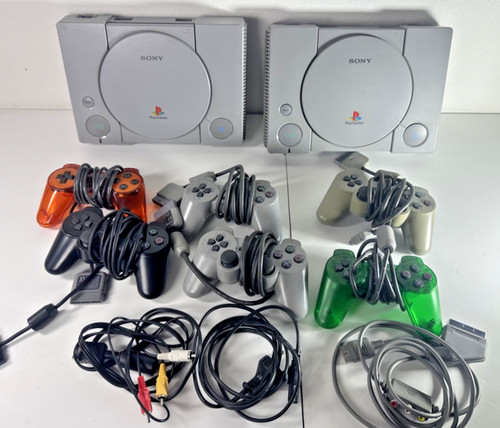 Lotto console ps1 con - con, cavi
