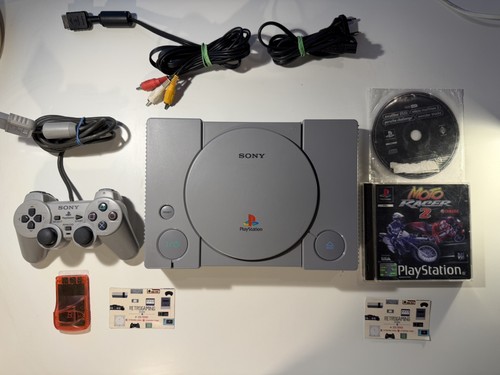 Sony ps1 scph - pal, grigia