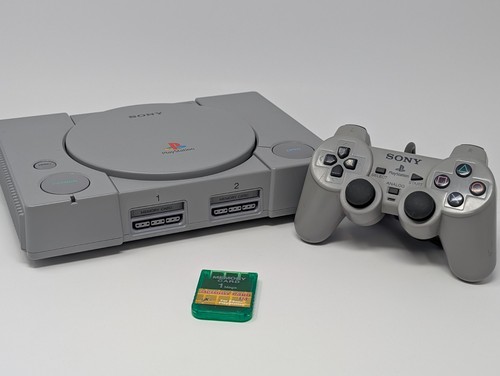 Sony playstation ps1 gray - ps1,